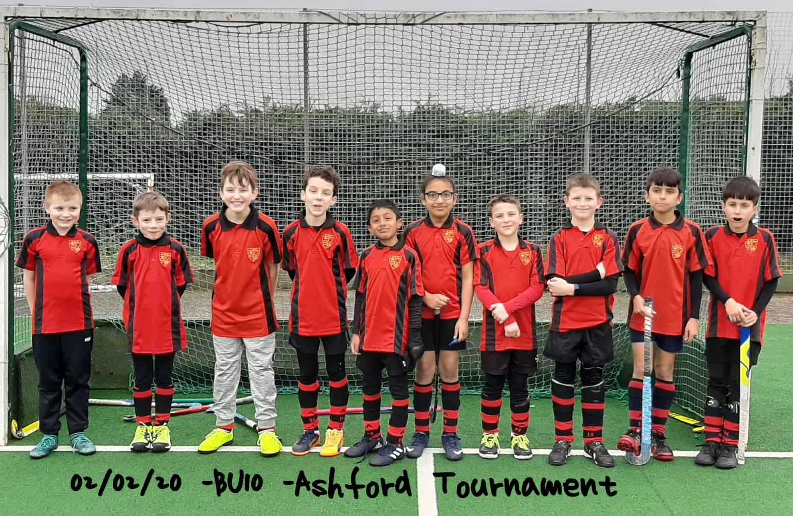 Boys U10s 2019-20 Tyler, Euan, Ethan B, Ethan Mc, Sidvik, Taranjot, Alex, Ryan S, Shanjeet, Lewis