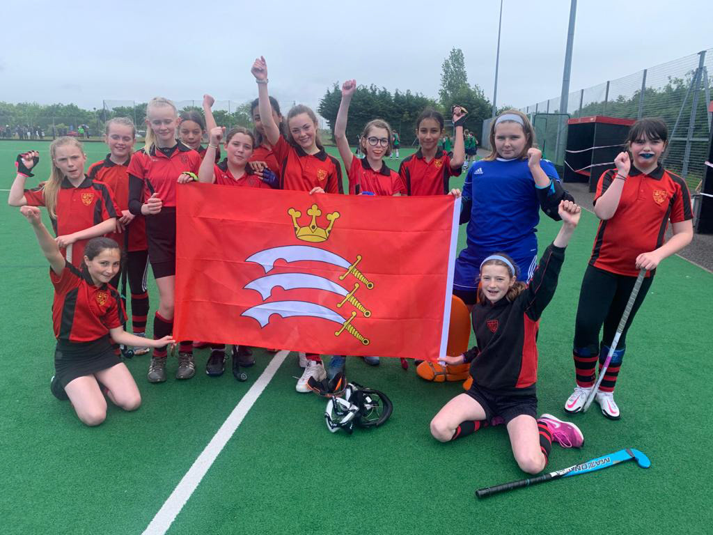 U14 Girls after playing Staines