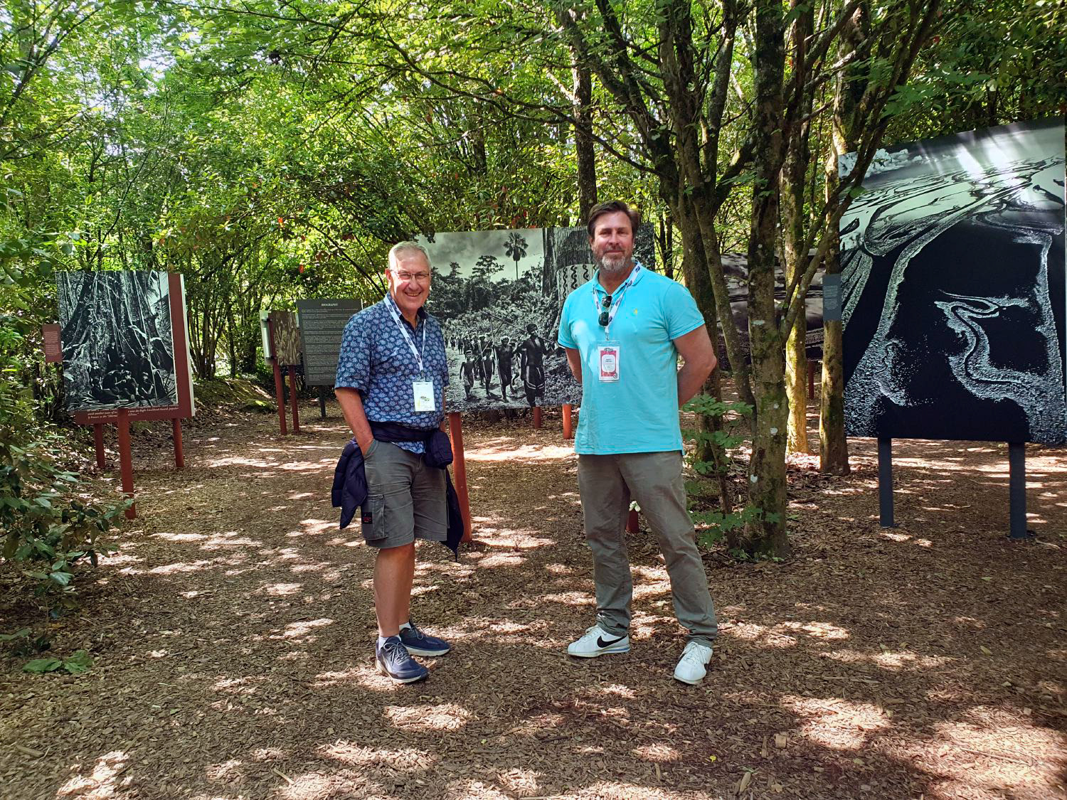 Alain Schroeder et Brent Stirton