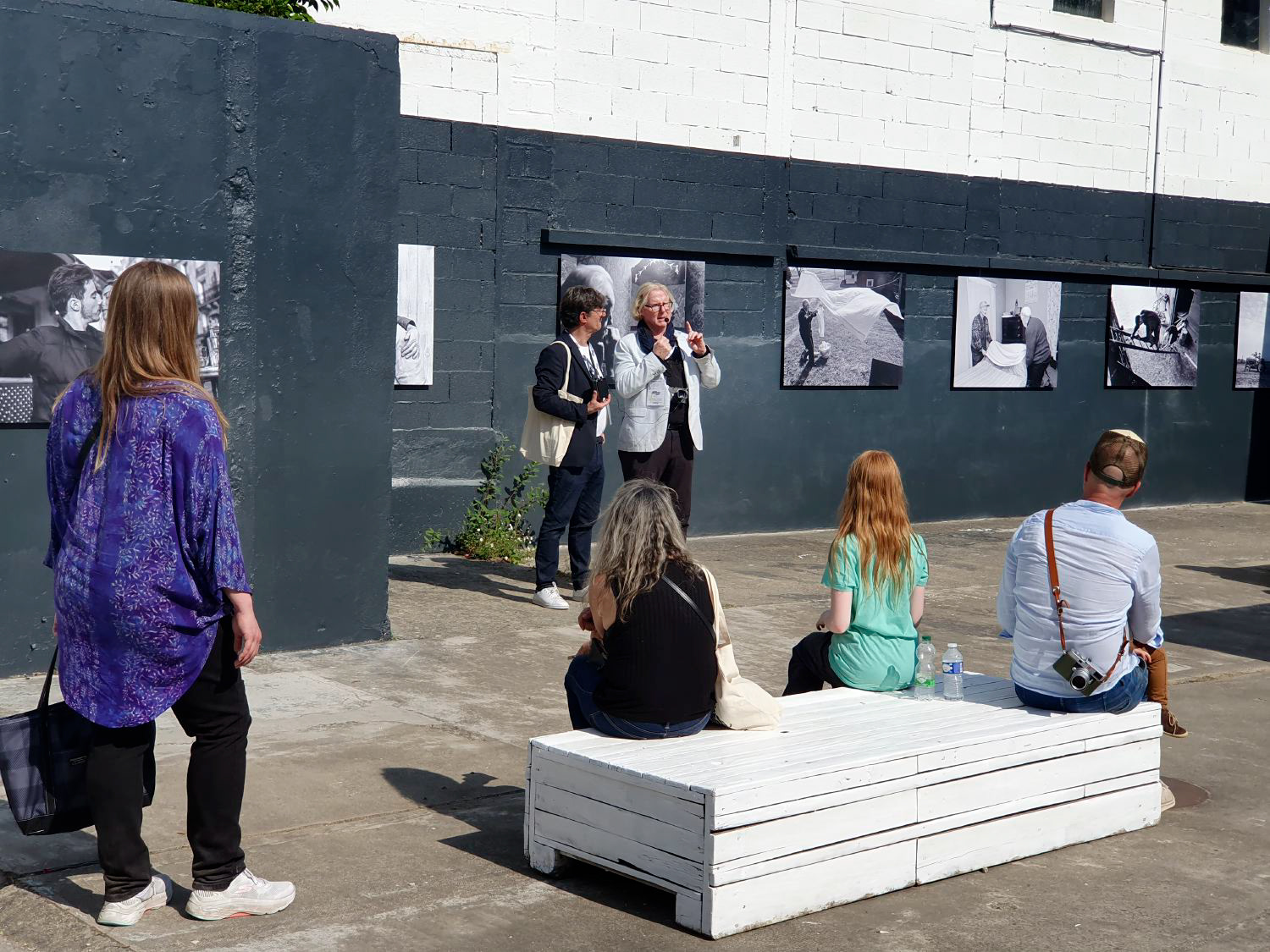 Cyril Drouhet présentant David Turnley