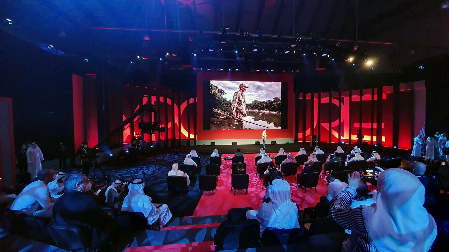 The auditorium, conference by Brent Stirton