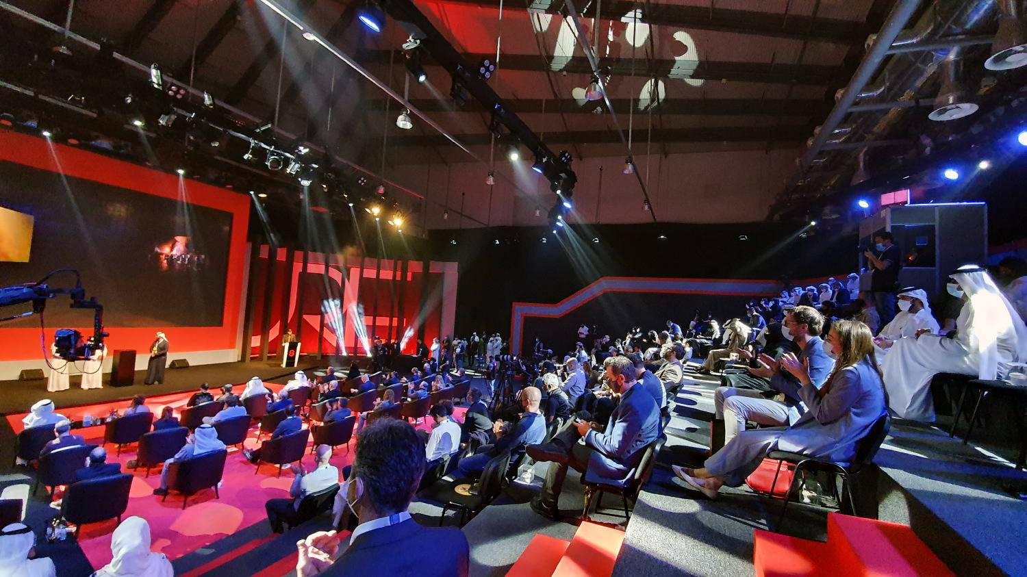 View of the auditorium during the awards ceremony