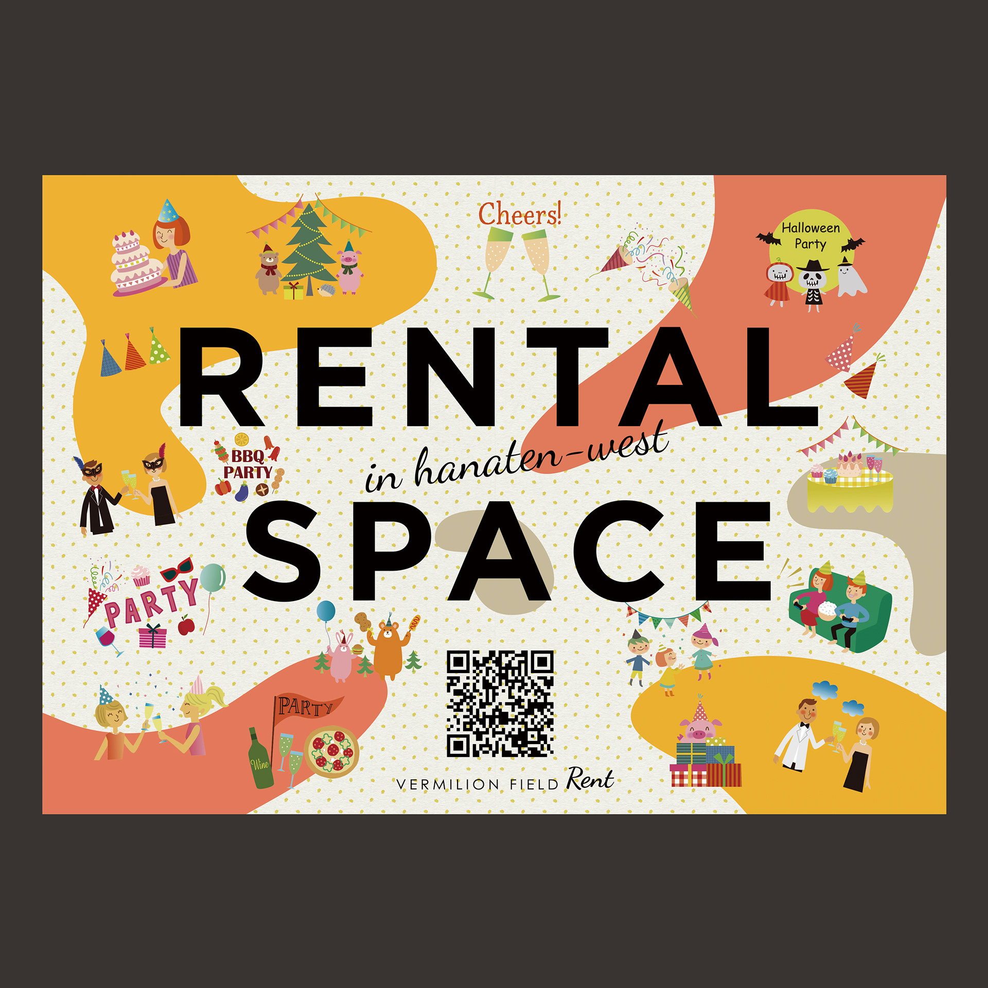 RENTAL SPACE in hanaten-west / Poster