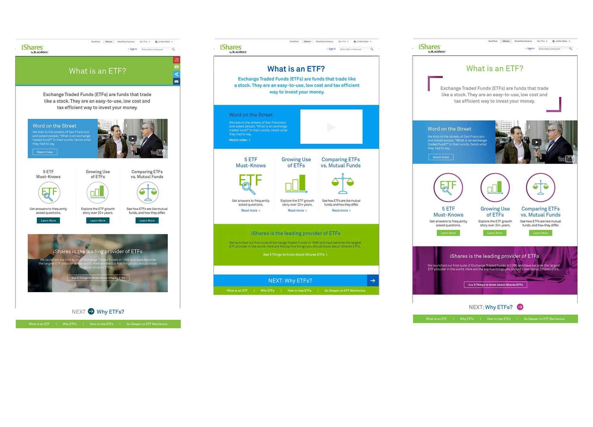 Initial ideas for hub page