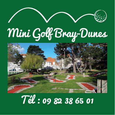 Aurels a également conçu l'identité visuele du mini-golf géré par La Cabine de Plage