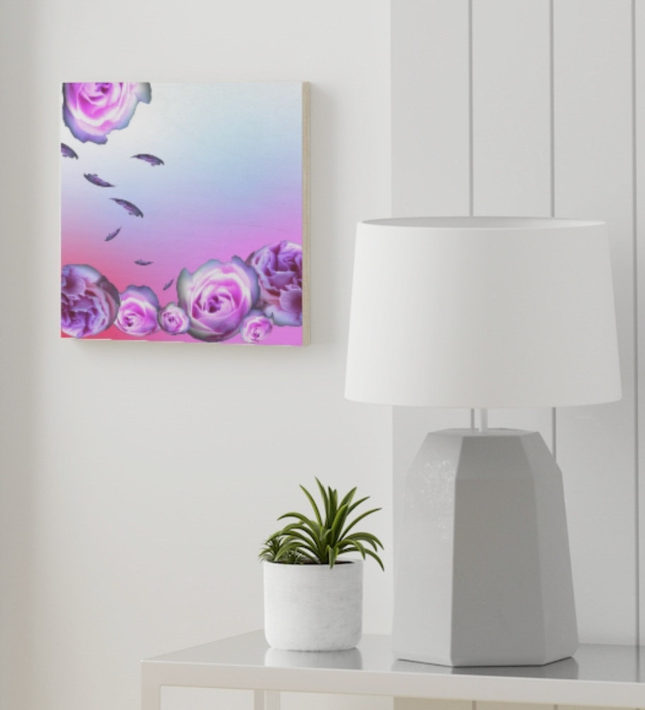 Tumble Rose Canvas  -By Barbara Roberson