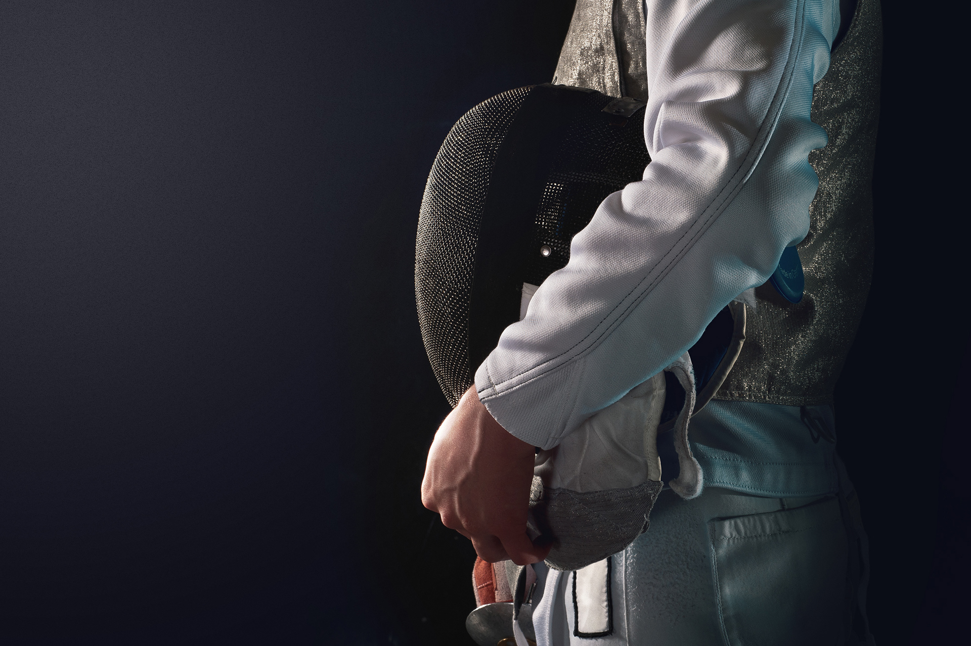 A Fencer's Silent Reflection