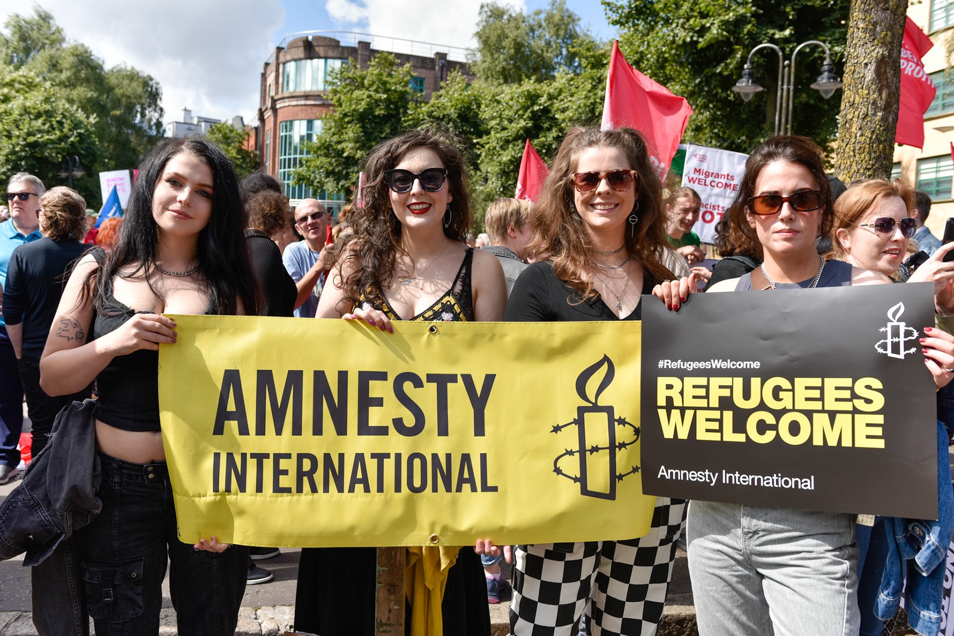 United Against Racism.Belfast, Starting  Writer’s Square to City HallSaturday 10th August 2024,12 noon.