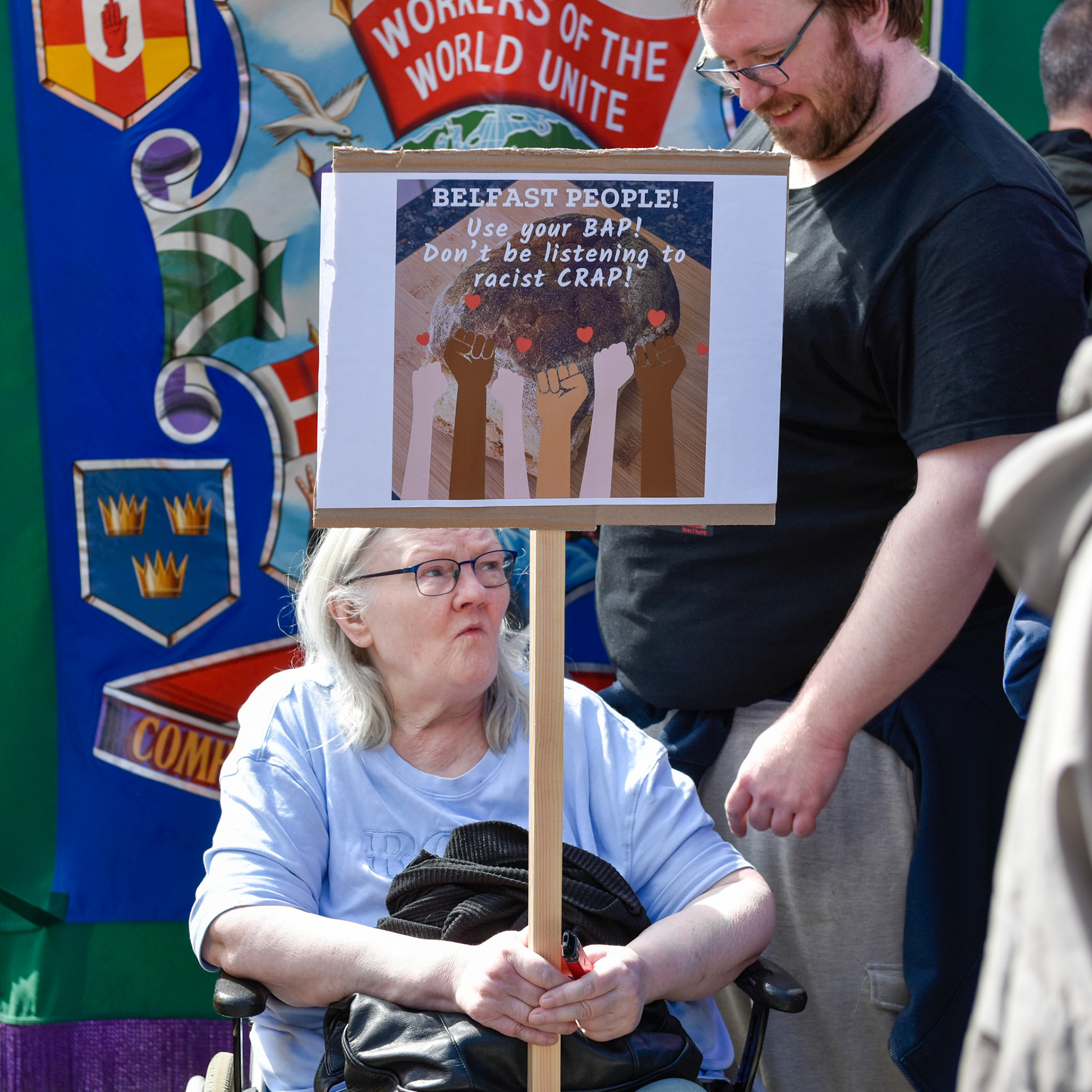 United Against Racism.Belfast, Starting  Writer’s Square to City HallSaturday 10th August 2024,12 noon.