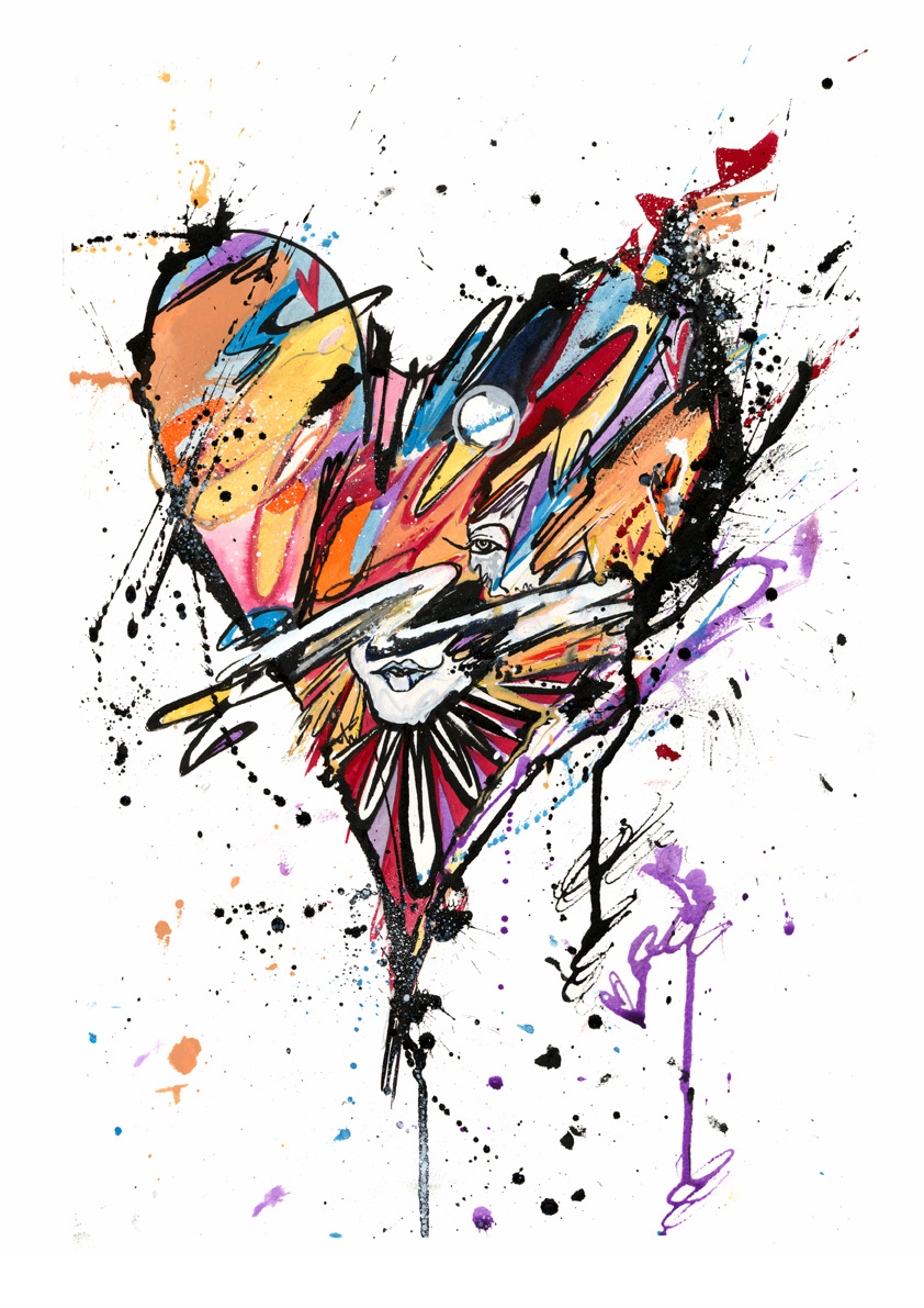 Good love, 2018, ink on paper, A2