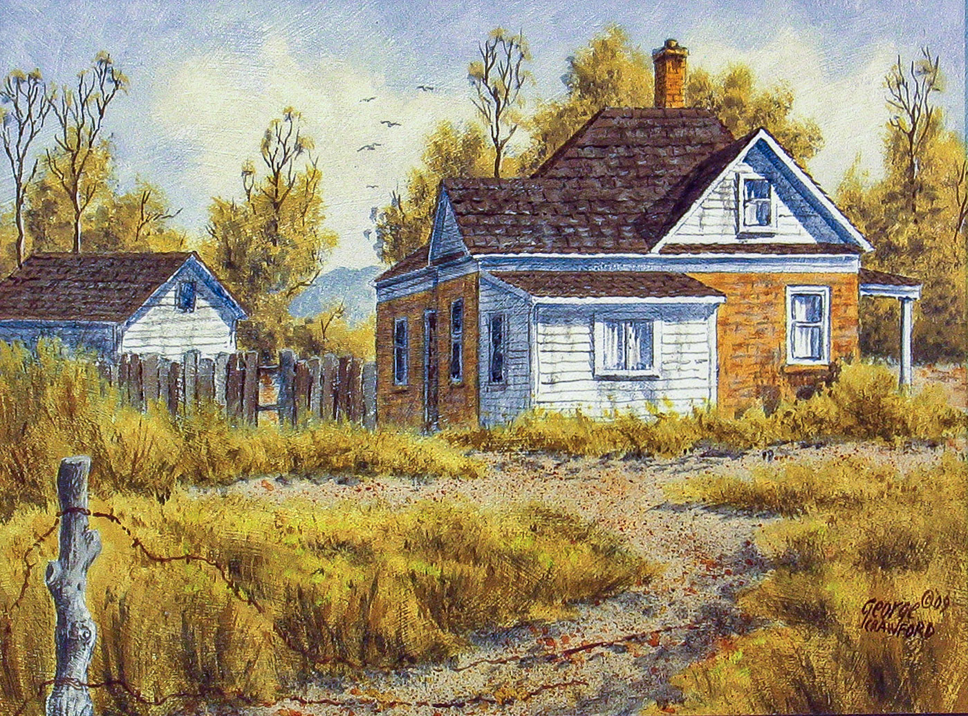 They Moved Out a While Back; 9 x 12 inches; Acrylic on panel; © 2009