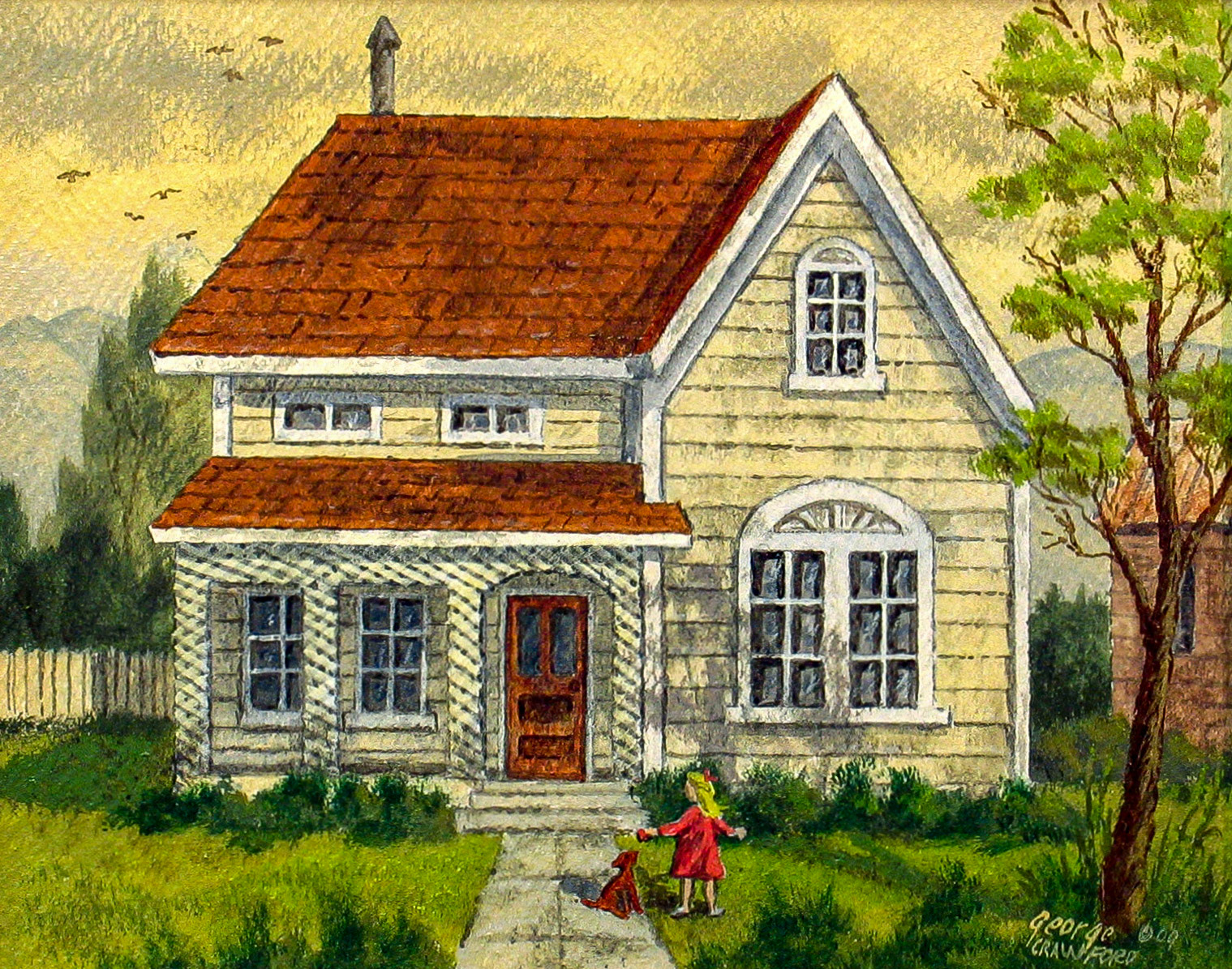 Sweet Home; 8 x 10 inches; Acrylic on panel; © 2009