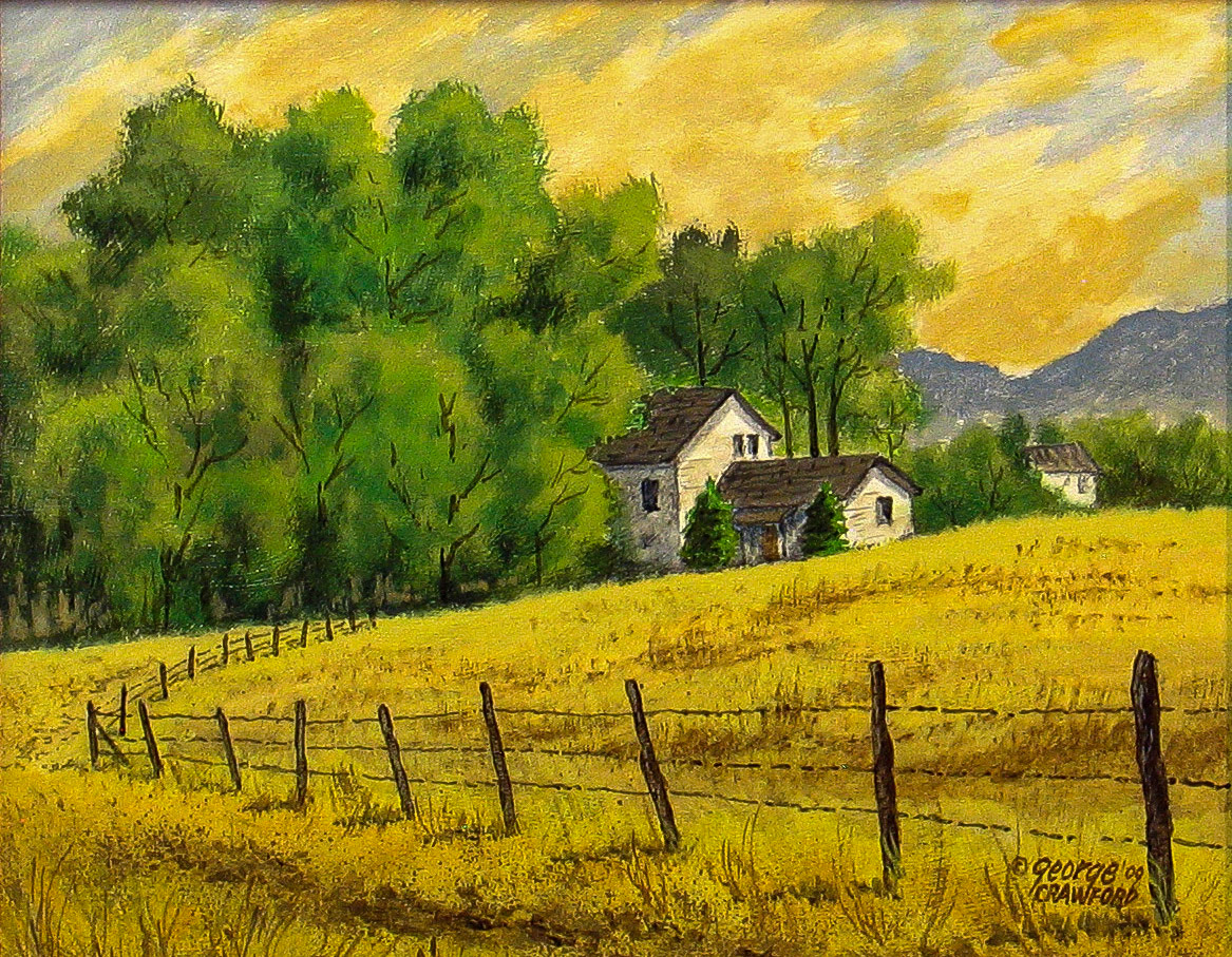 The Fallow Field; 8 x 10 inches; Acrylic on panel; © 2009