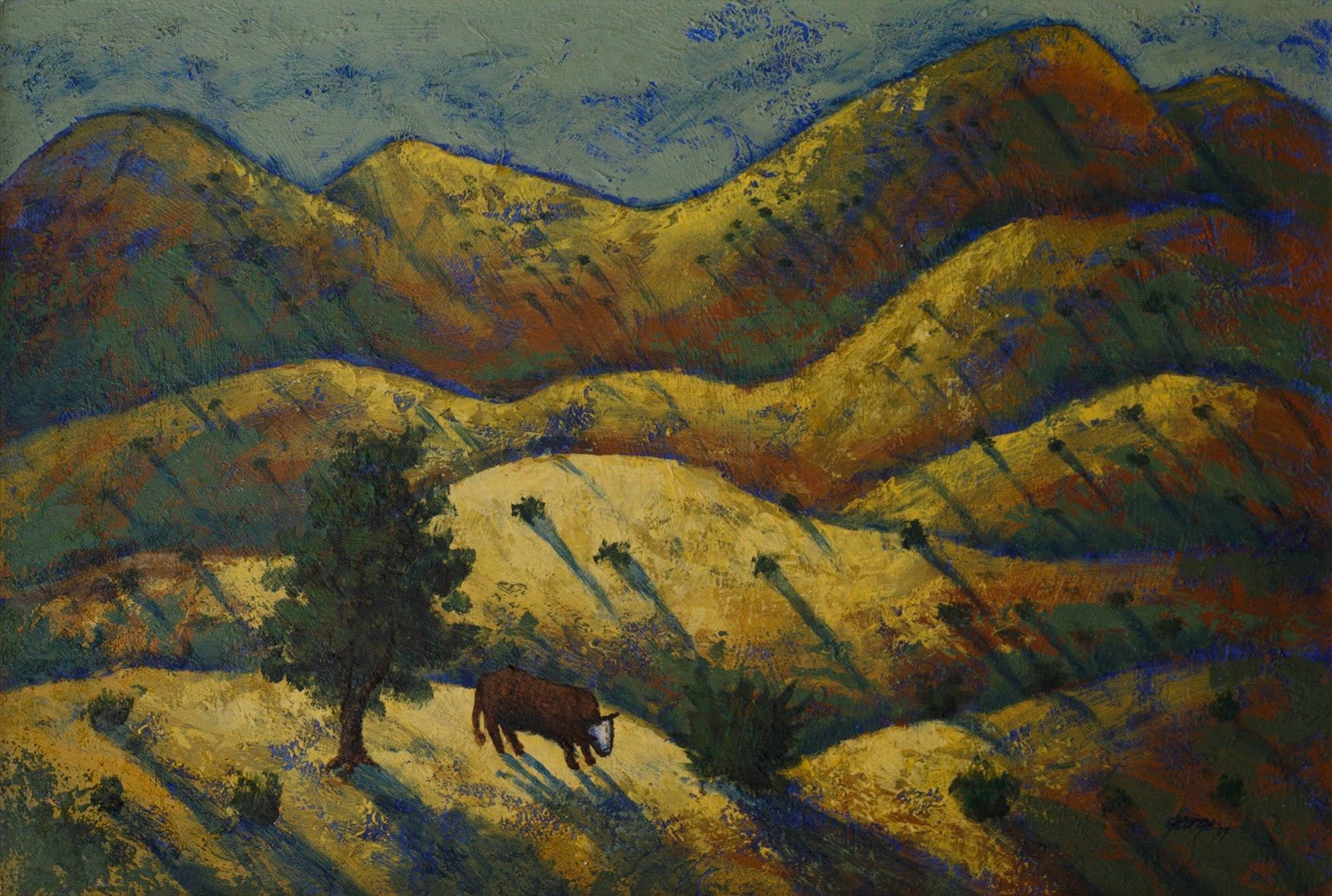 Whiteface; Acrylic on panel; 15 x 22 inches; © 2009