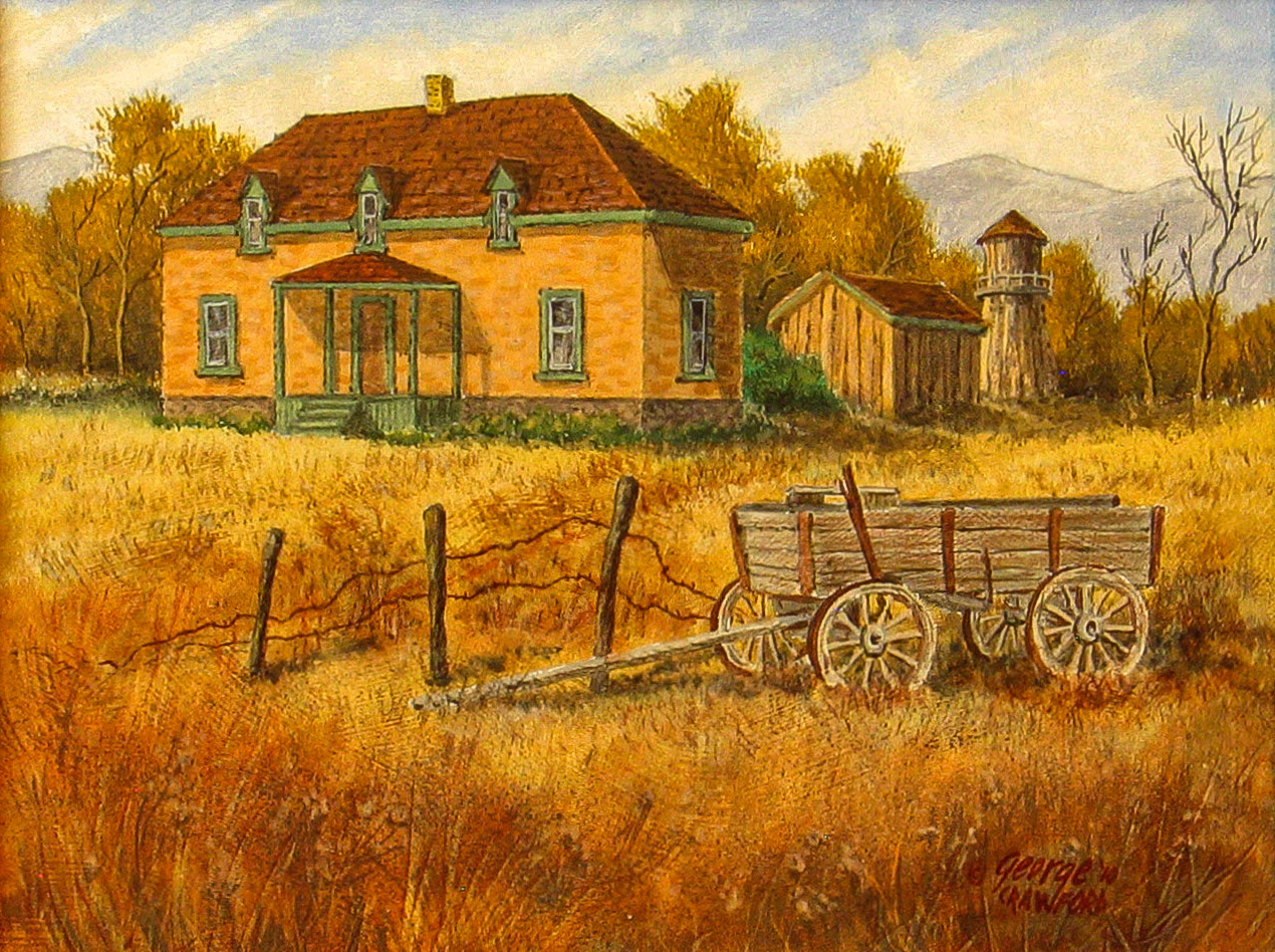 No Deliveries Today; 9 x 12 inches; Acrylic on hardboard; © 2010