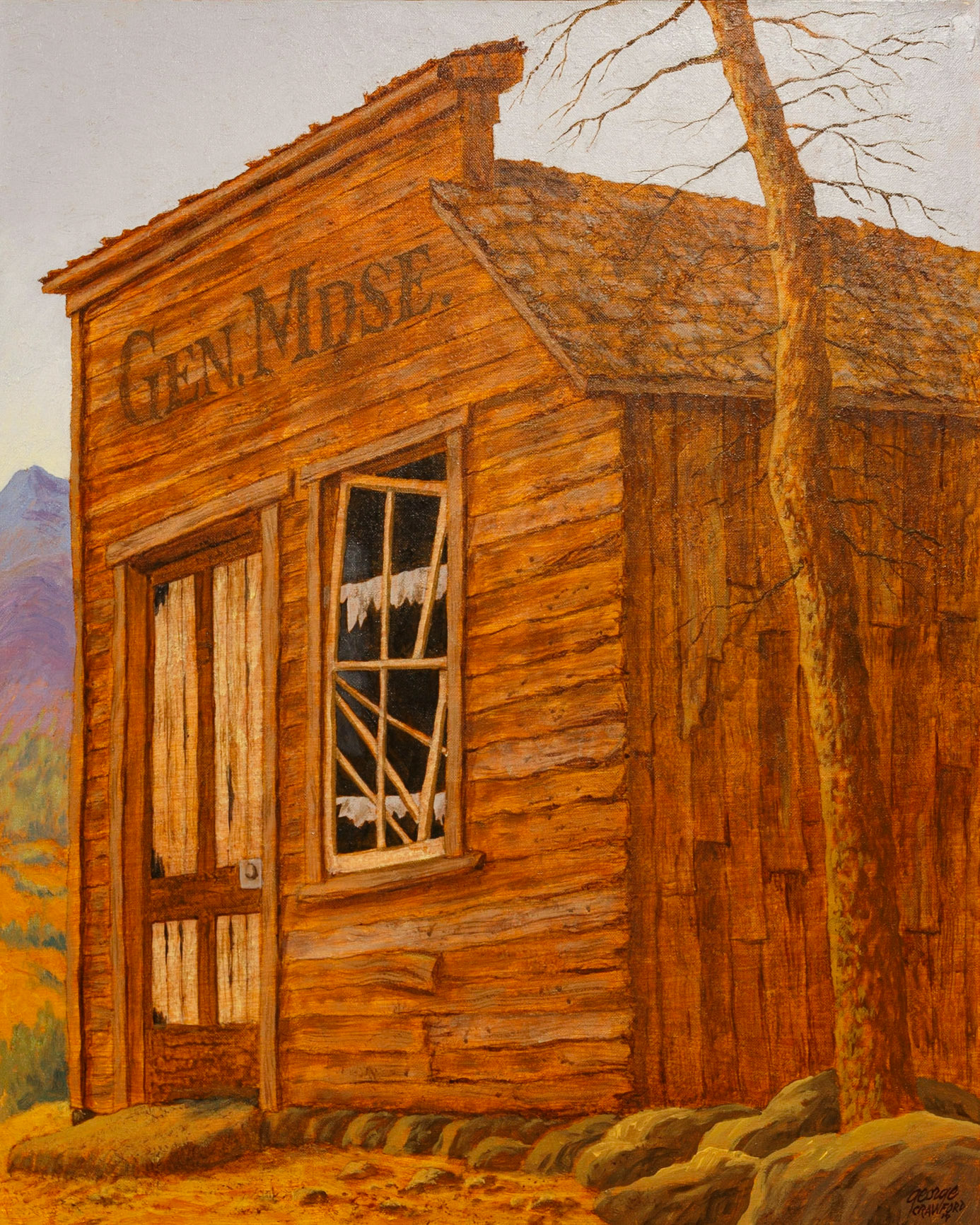 General Merchandise; Acrylic on canvas; 30 x 24 inches; © 2019