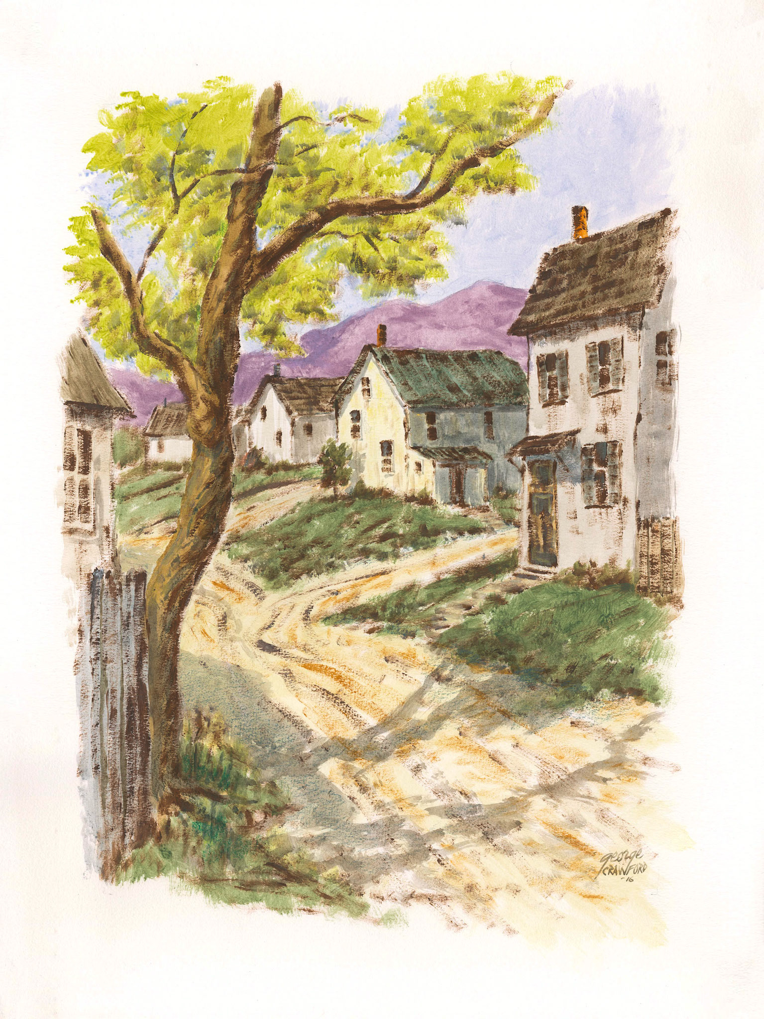 Untitled (Watercolor 16E); Acrylic watercolor on paper; 24 x 18 inches; © 2016