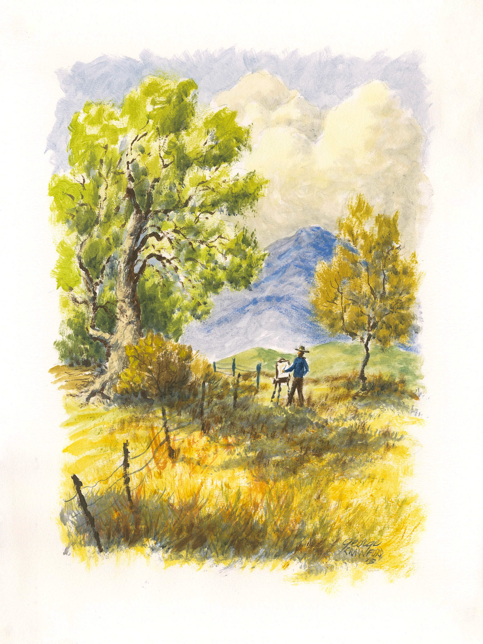 Untitled (Watercolor 15O); Acrylic watercolor on paper; 24 x 18 inches; © 2015