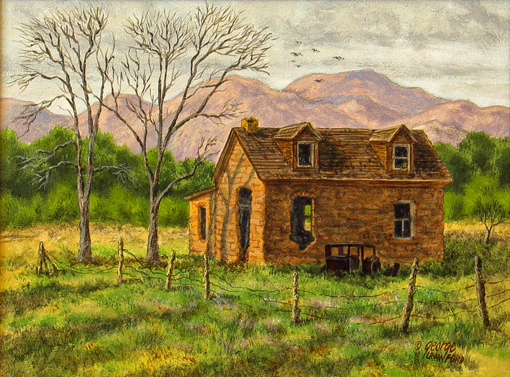 Abandoned; 9 x 12 inches; Acrylic on hardboard; © 2010