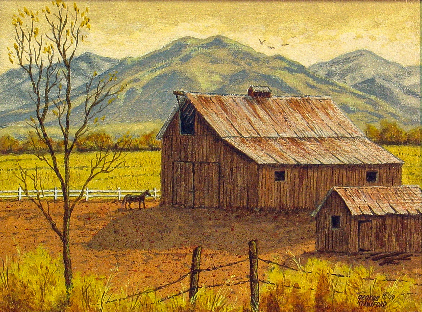 Late September; 9 x 12 inches; Acrylic on panel; © 2009