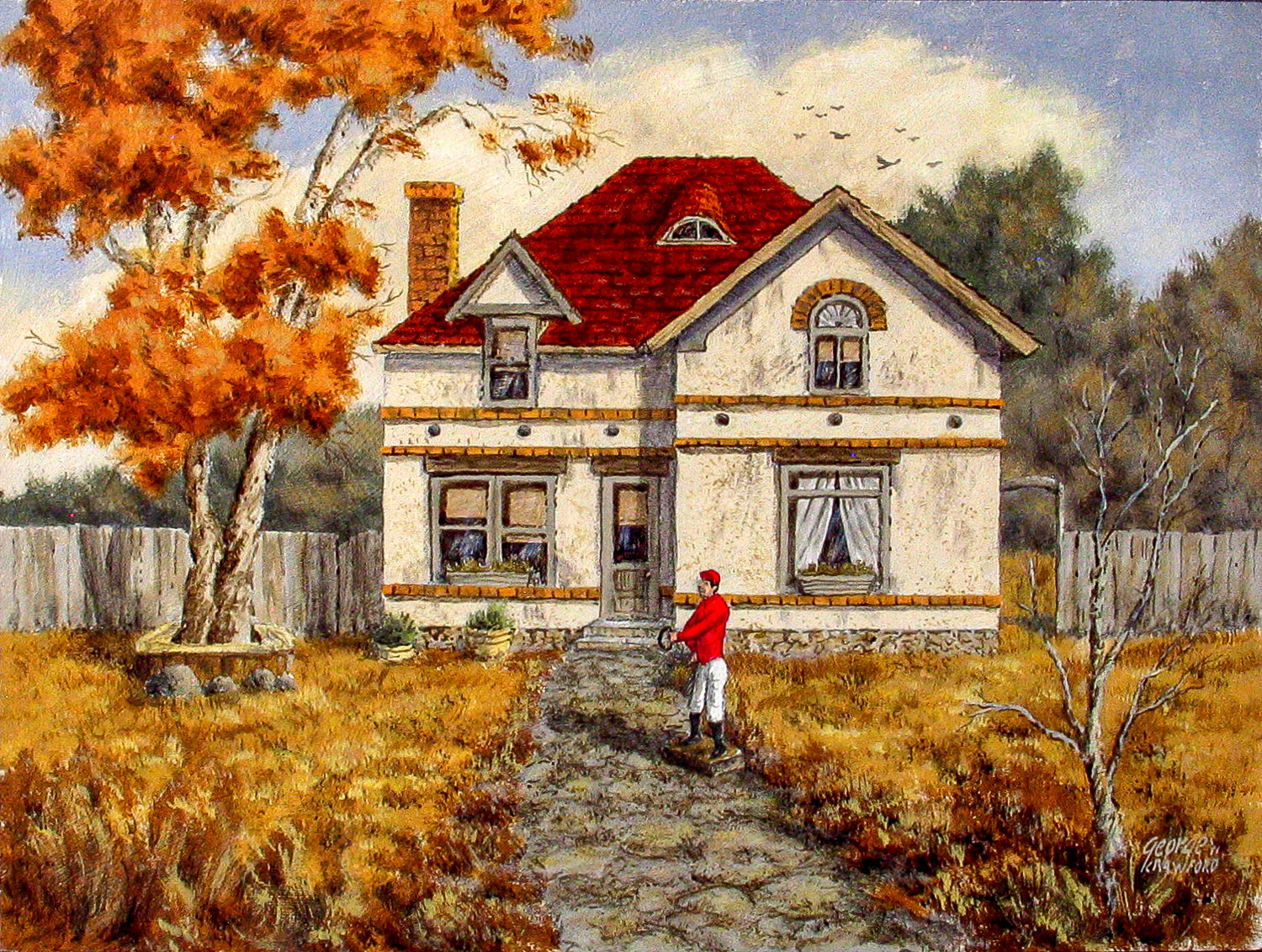 The Lawn Jockey; Acrylic on panel; © 2011