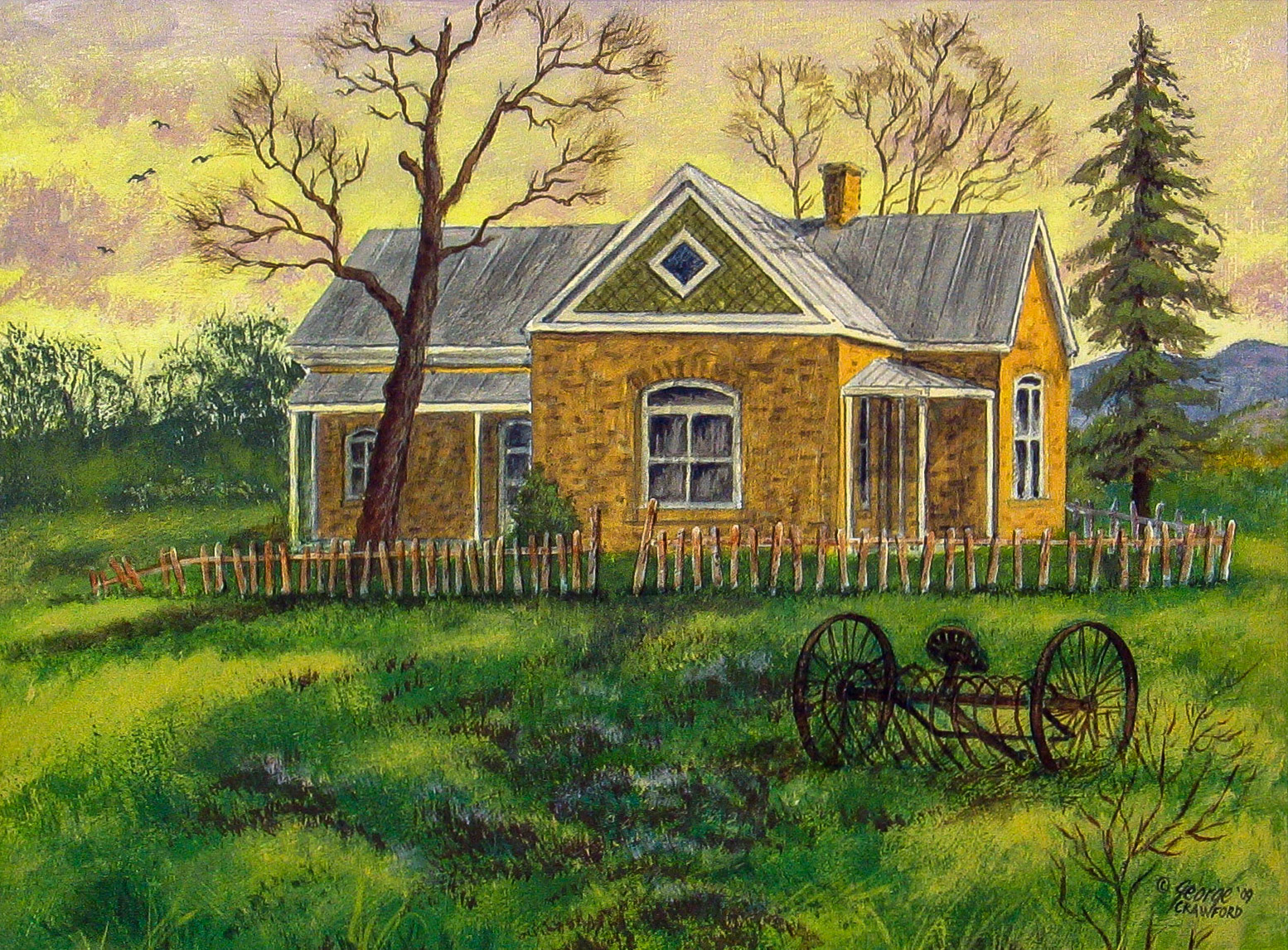 Elsinore Morning; 12 x 16 inches; Acrylic on panel; © 2009