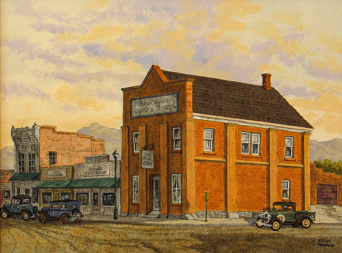 Webster County Afternoon; 12 x 16 inches; Acrylic on hardboard; © 2010