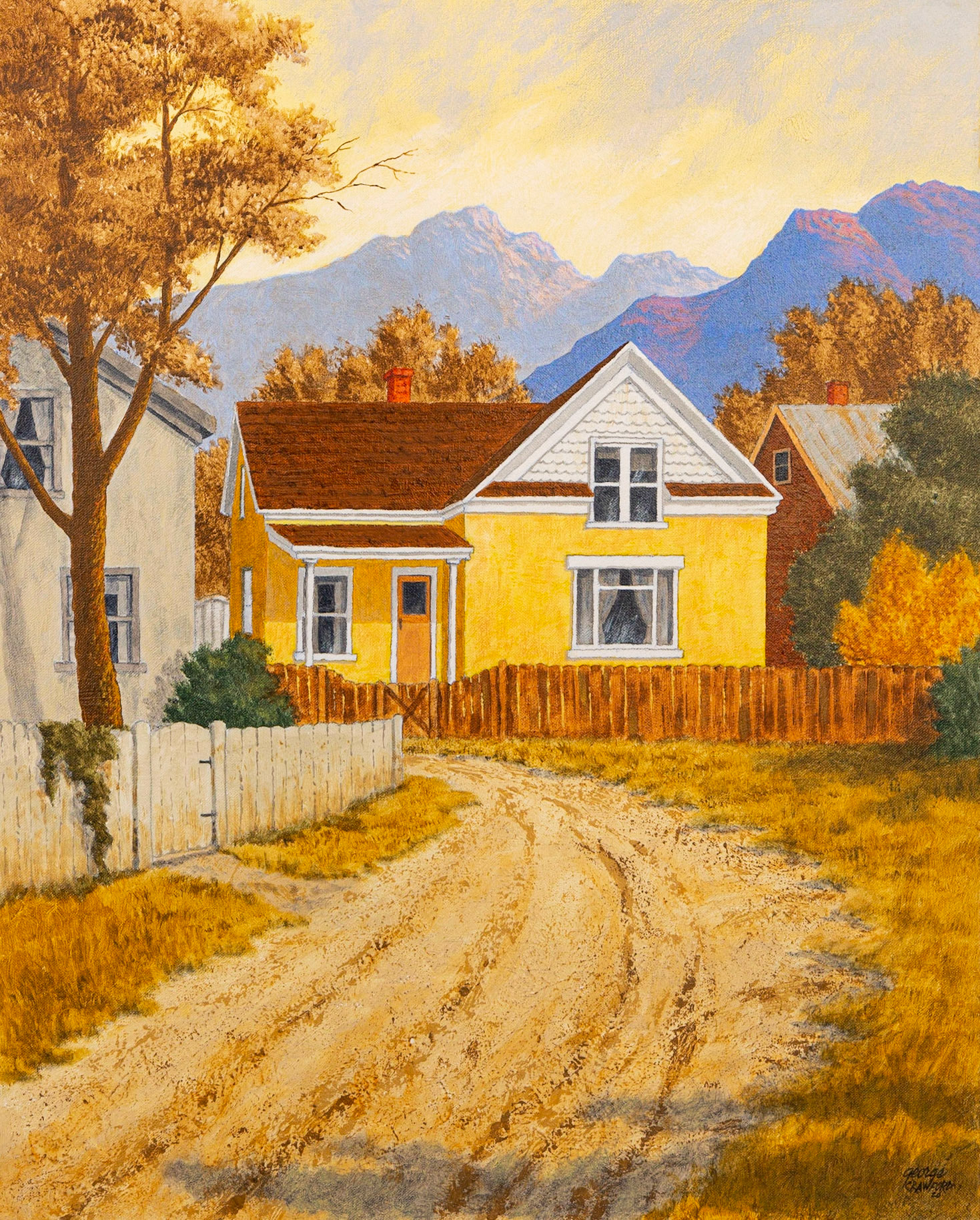 Gardner Lane; Acrylic on canvas; 30  x 24  inches; © 2020