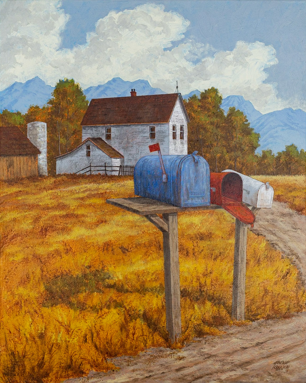 RFD America; Acrylic on canvas; 30  x 24  inches; © 2018