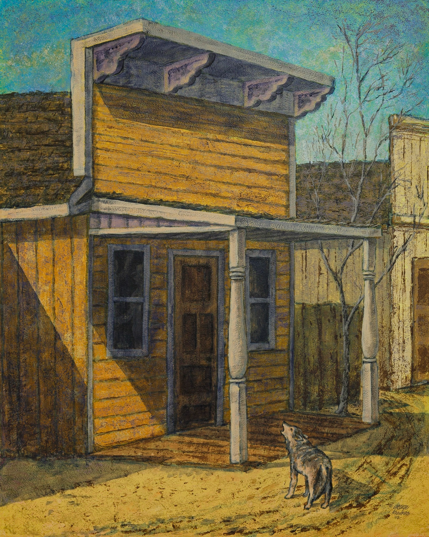 False Front (No. 2); Acrylic on panel; 30 x 24 inches; © 2012