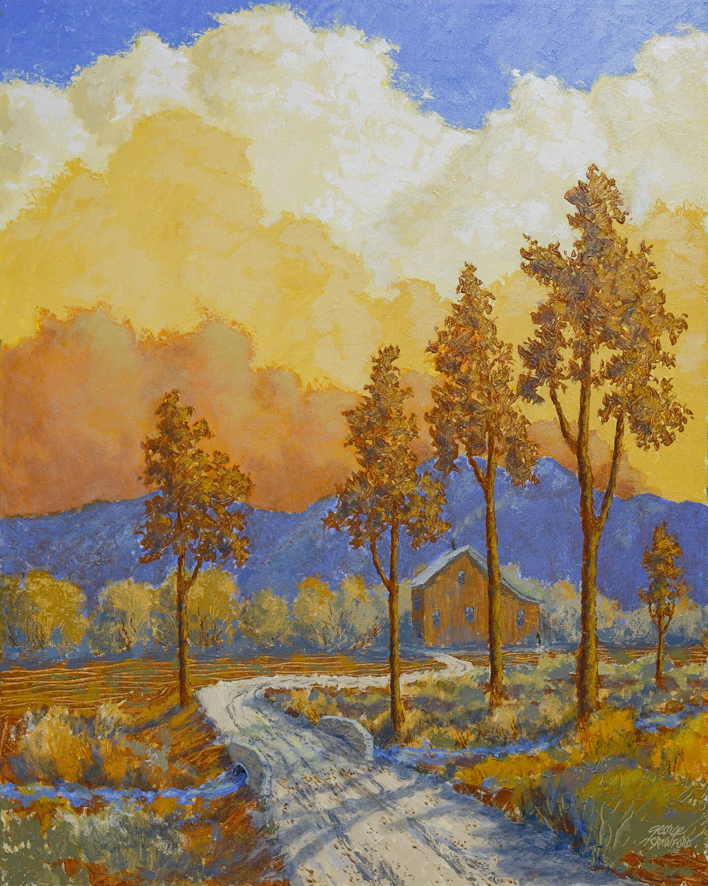 Eventide; Acrylic on canvas; 30 x 24 inches; ©2015