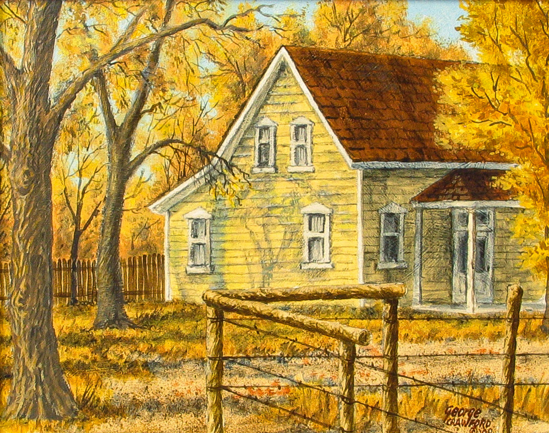 Autumn at the Howards; Acrylic on panel; © 2009