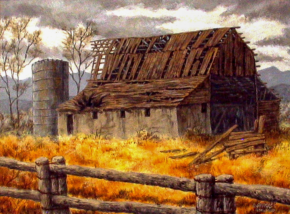 Going, Going, Almost Gone; Acrylic on panel; © 2011