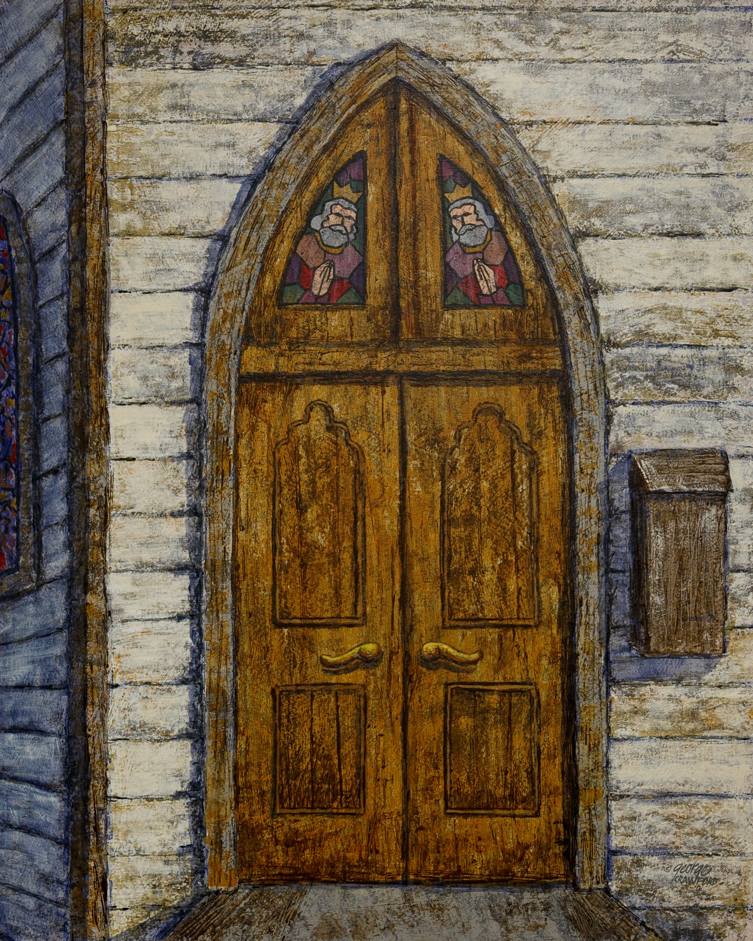 Sanctuary; Acrylic on panel; 30 x 24 inches; © 2012
