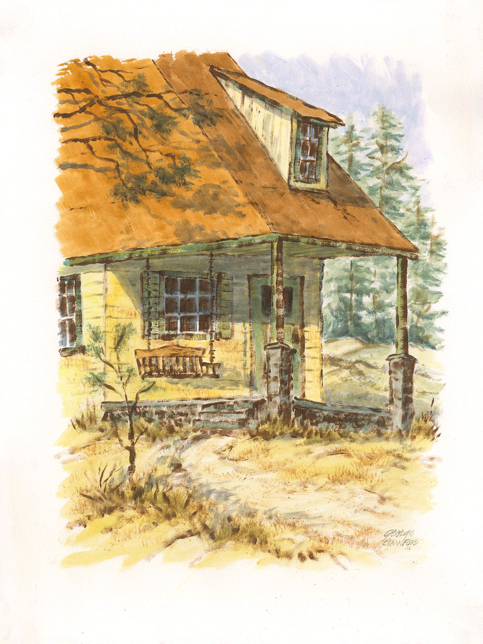 Untitled (Watercolor 16A); Acrylic watercolor on paper; 24 x 18 inches; © 2016