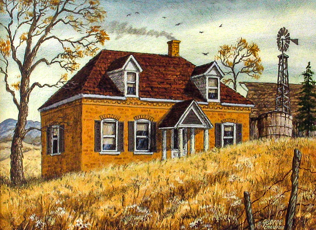 Hill Country Autumn; 8 x 10 inches; Acrylic on panel; © 2011