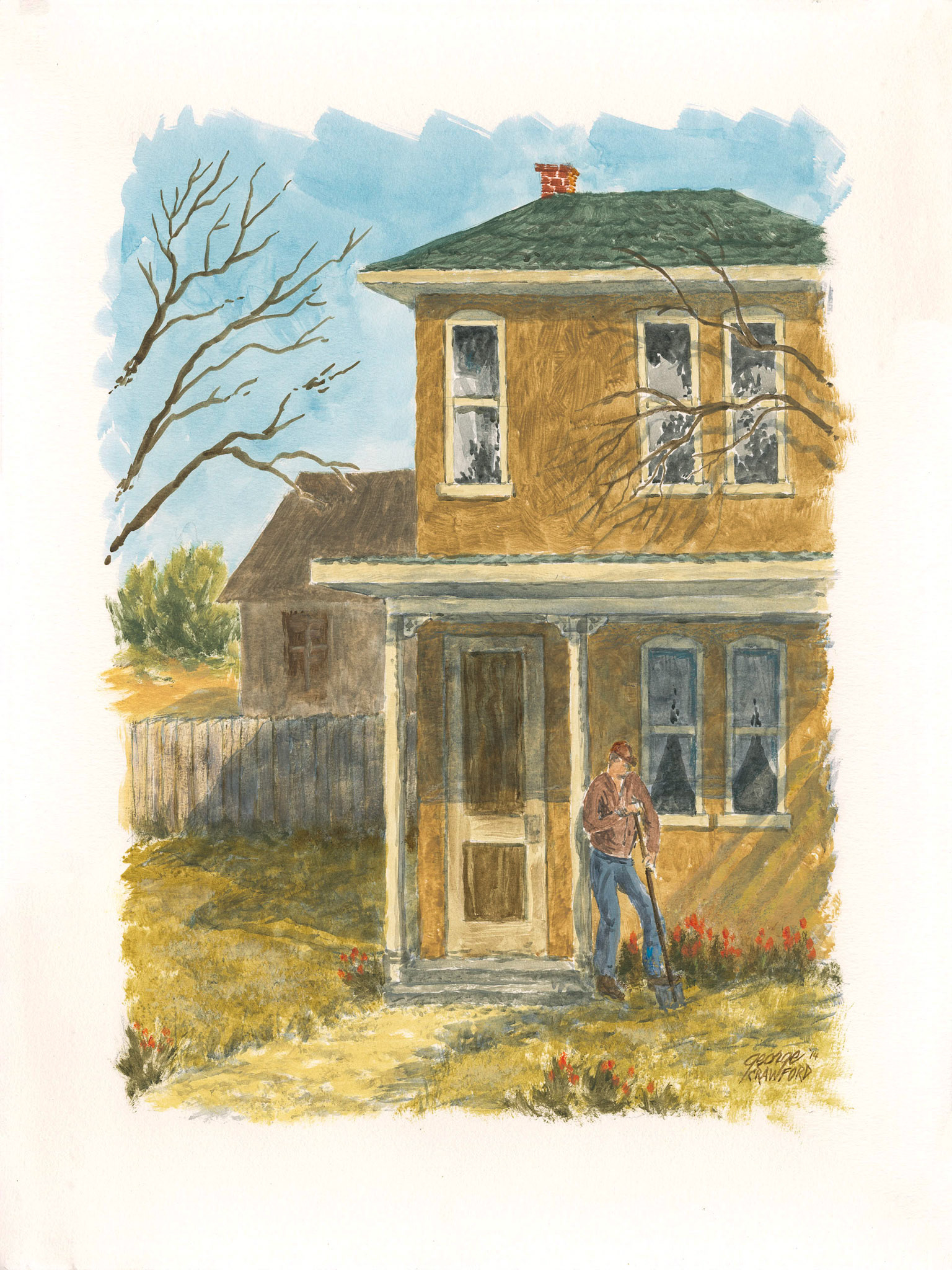 Untitled (Watercolor 14K); Acrylic watercolor on paper; 24 x 18 inches; © 2014