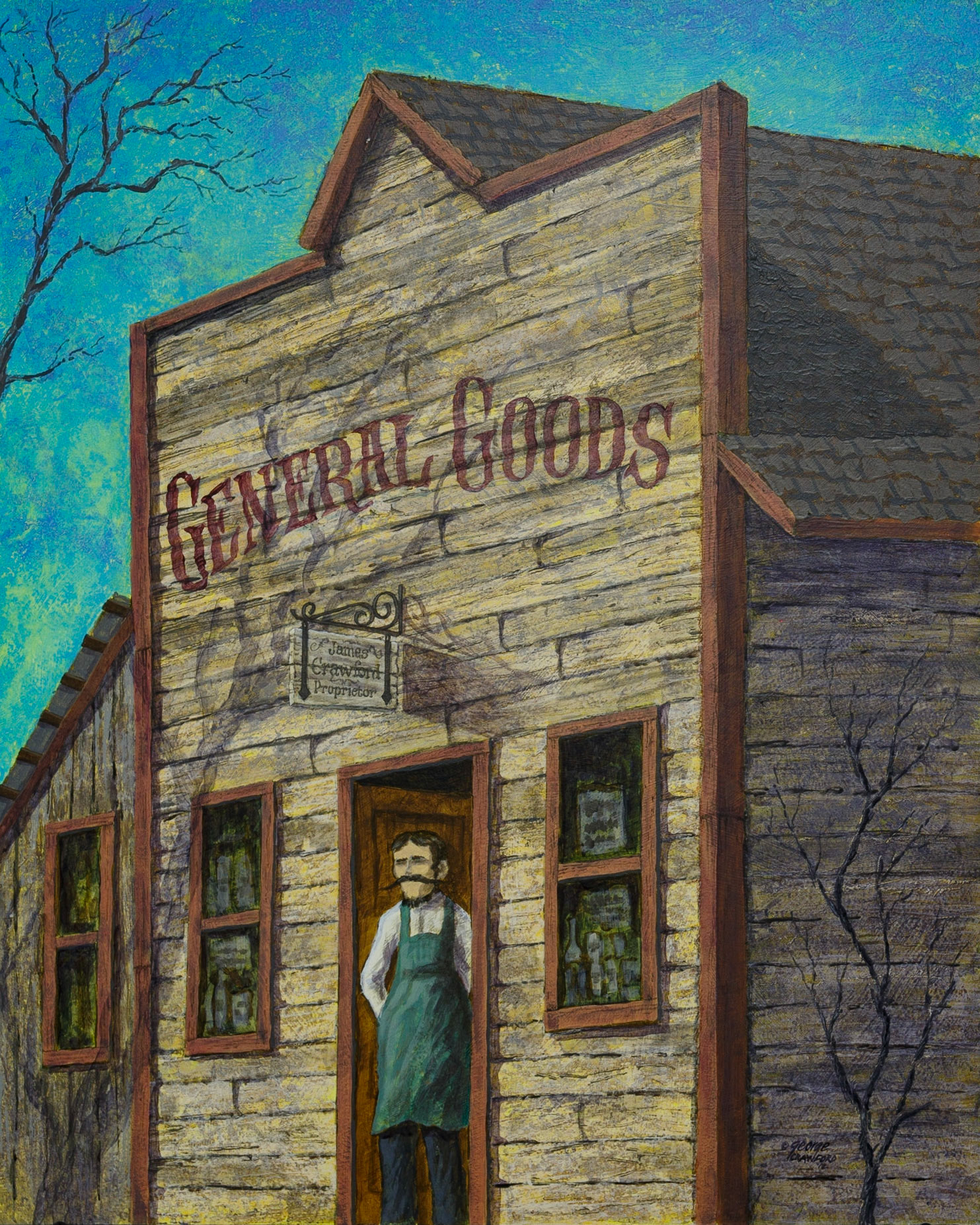 General Goods; Acrylic on panel; 30 x 24 inches; © 2012