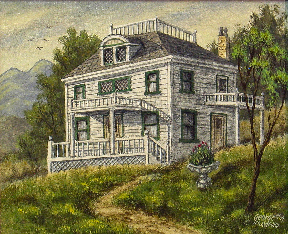 Widow's Walk; 8 x 10 inches; Acryilc on panel; © 2009