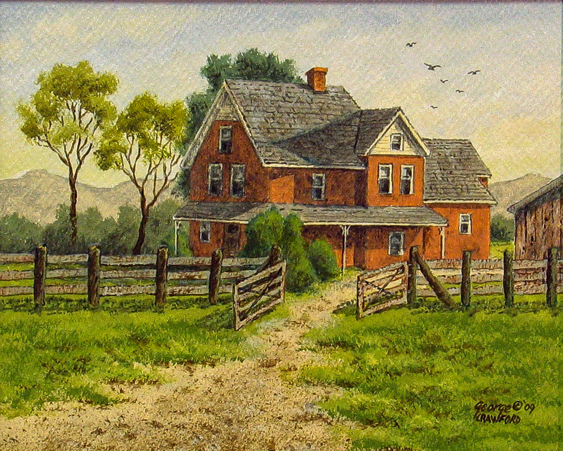 Come On By....The Gate's Open; 8 x 10 inches; Acrylic on panel; © 2009