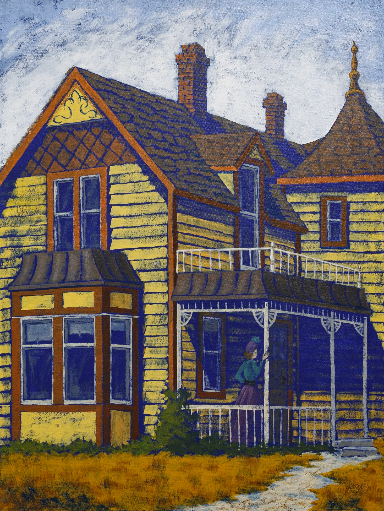 The Victorian; Acrylic on Canvas; 32 x 24 inches; © 2012