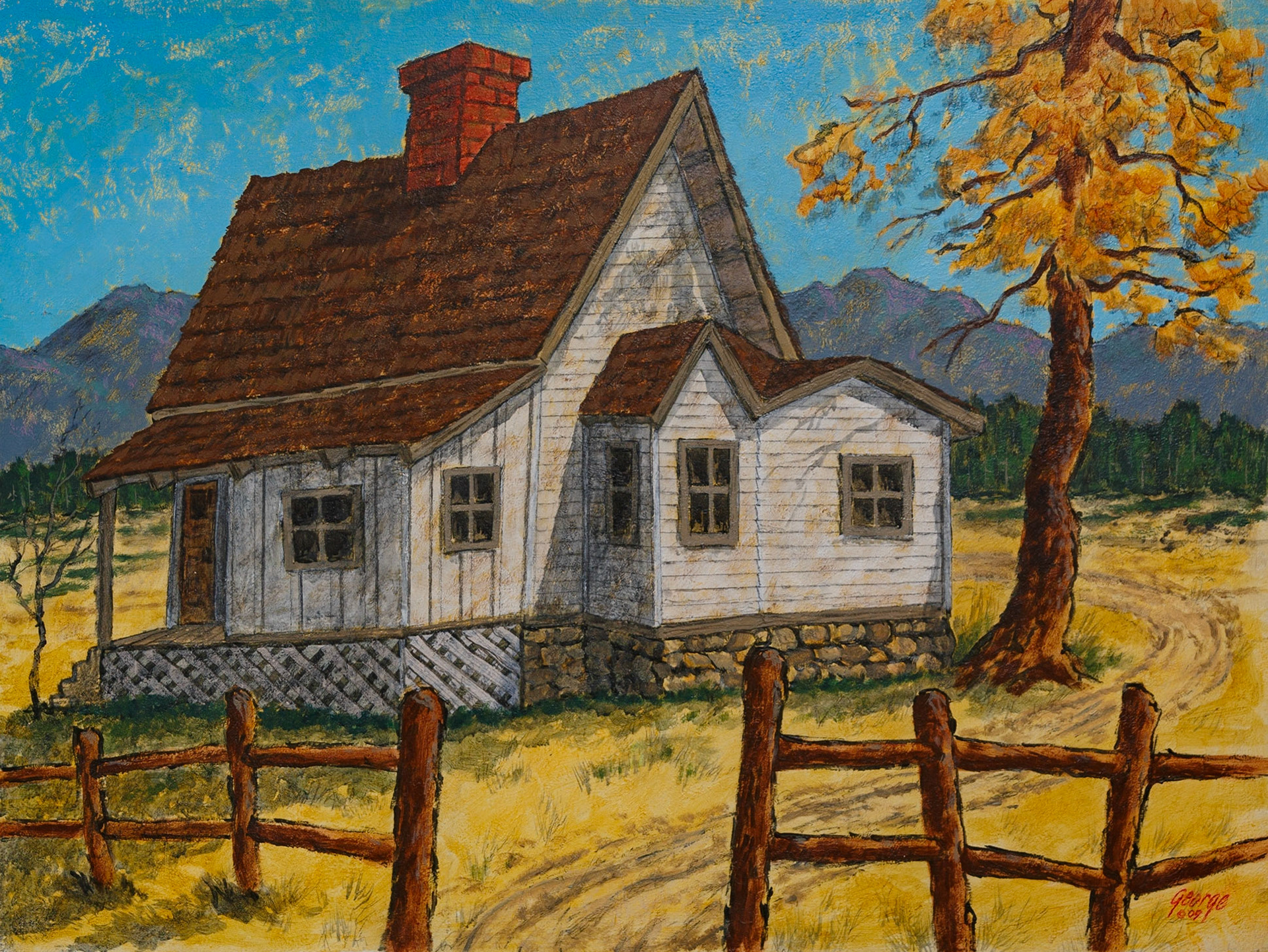 Mother Hubbard's; Acrylic on panel; 24 x 32 inches; © 2009