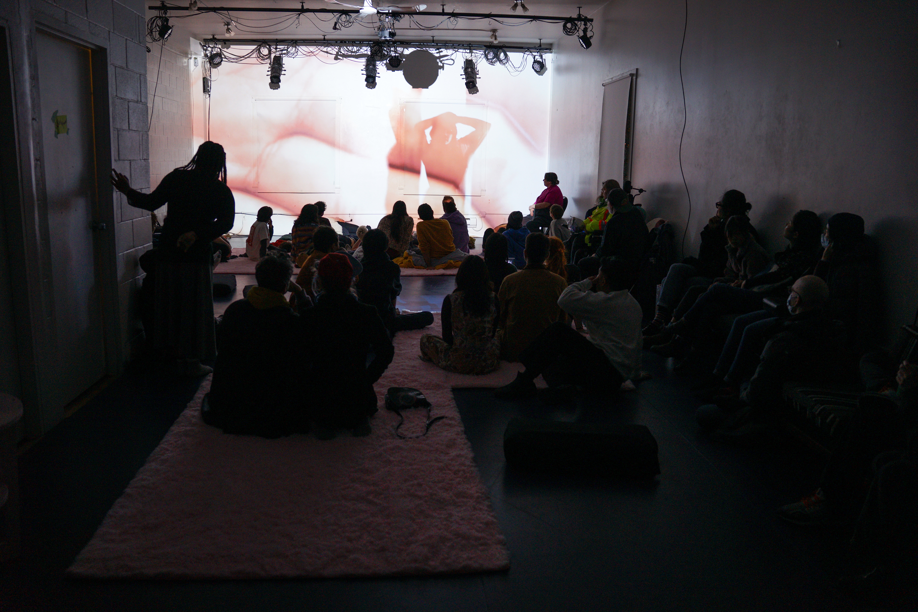 Wide angle from back of room