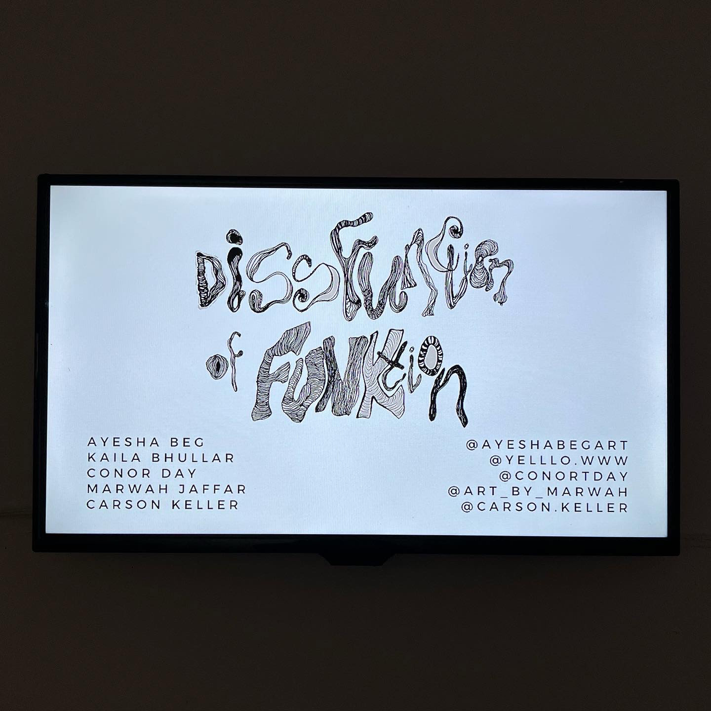 Text designed by Ayesha Beg
