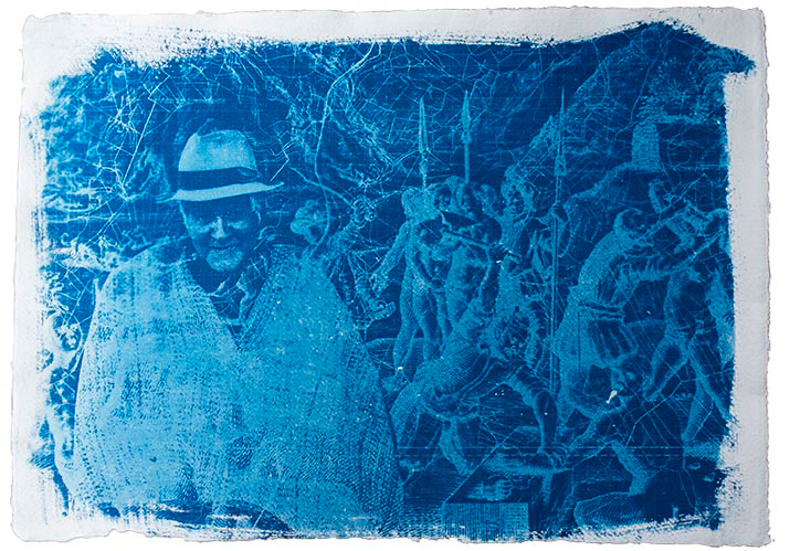 Blue Print Sutatausa N. 7. Cyanotype
