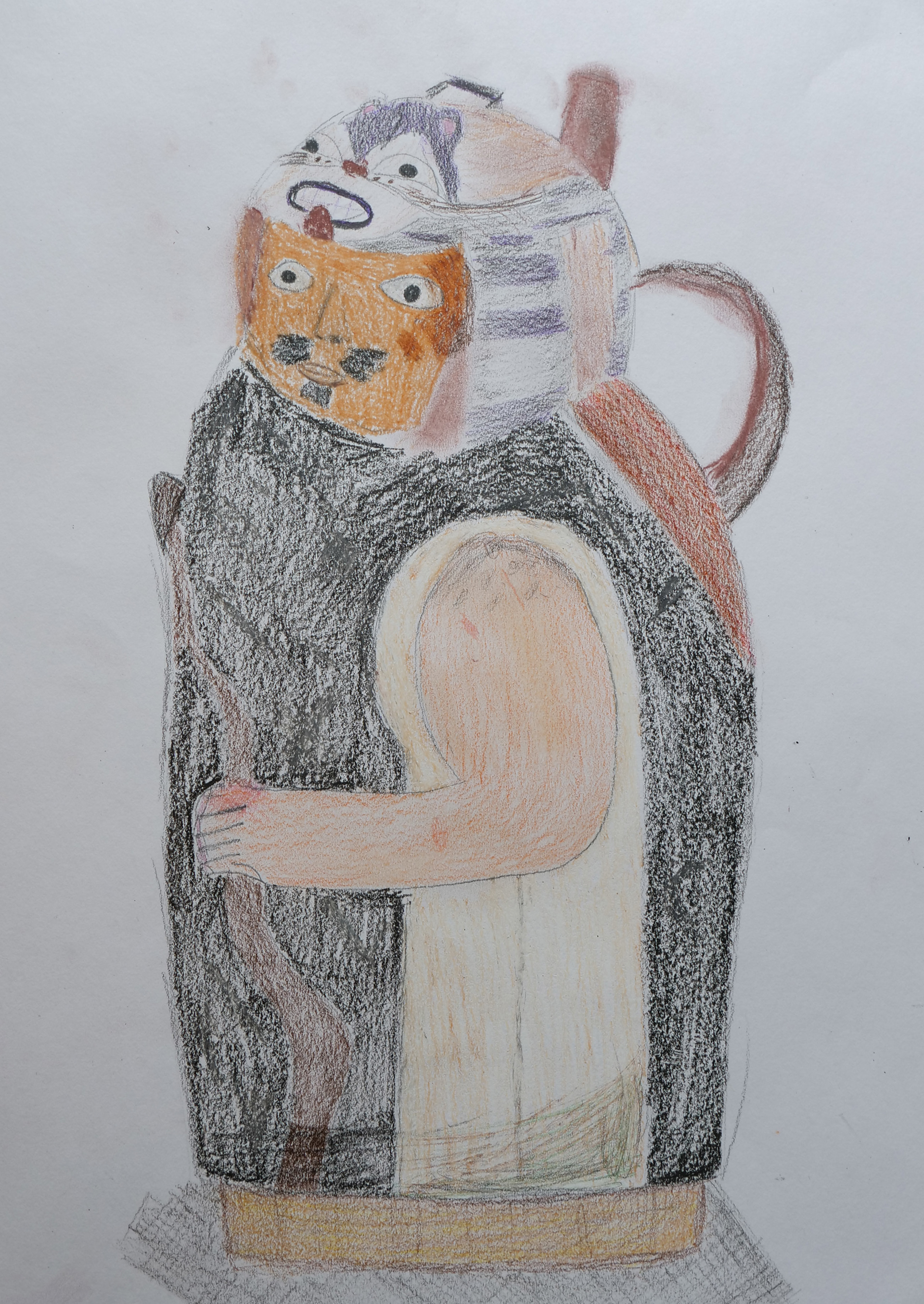 Drawing of a contributor.
