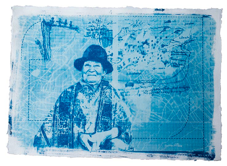 Blue Print Sutatausa N. 8. Cyanotype