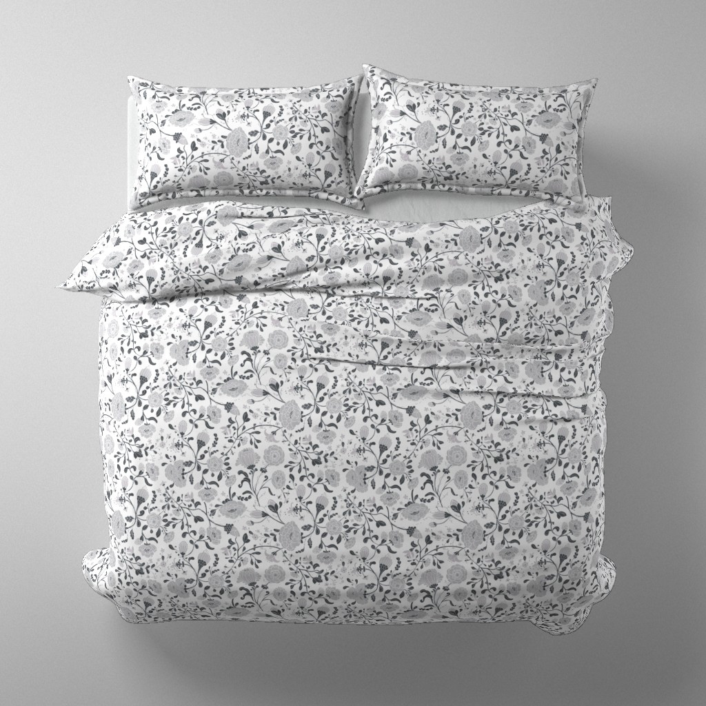 Offwhite Pantone Color of the Year Cloud Dancer Bedding