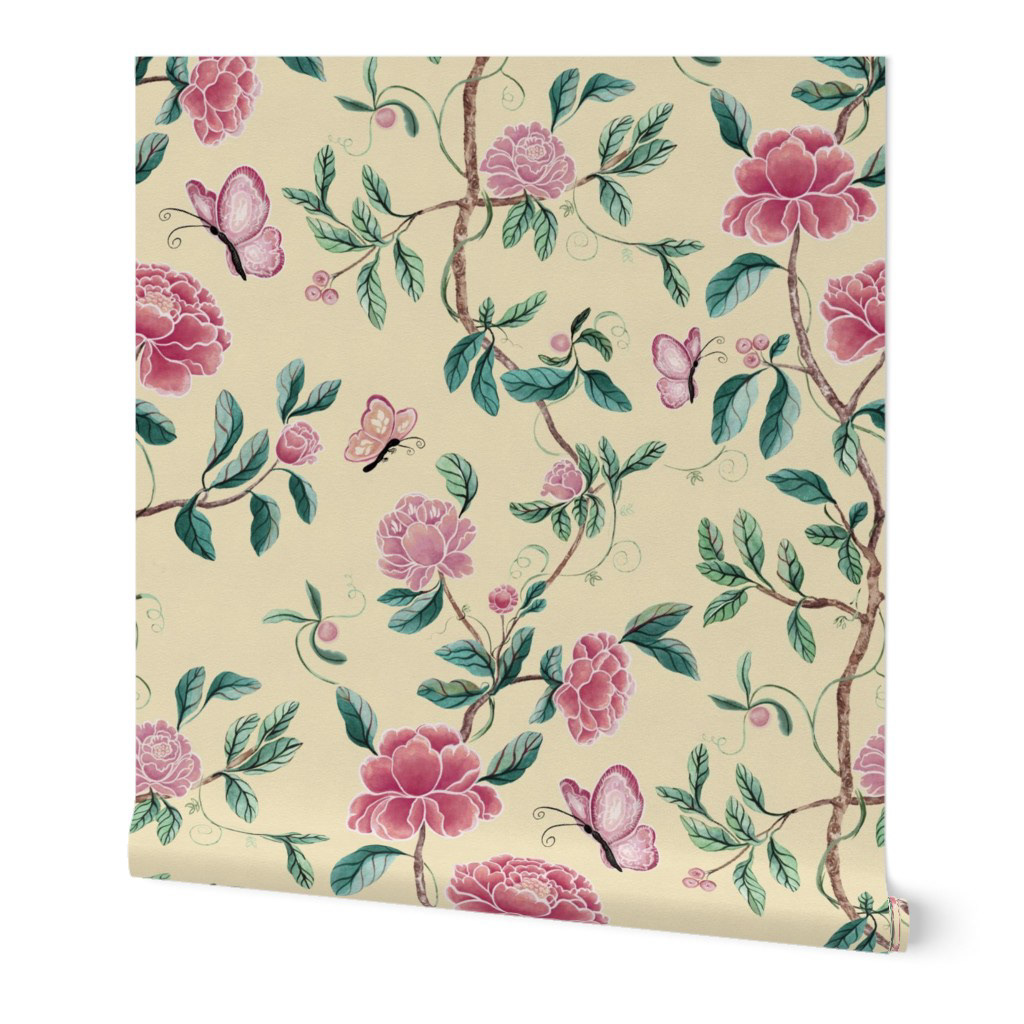 Butter Yellow Trailing Floral