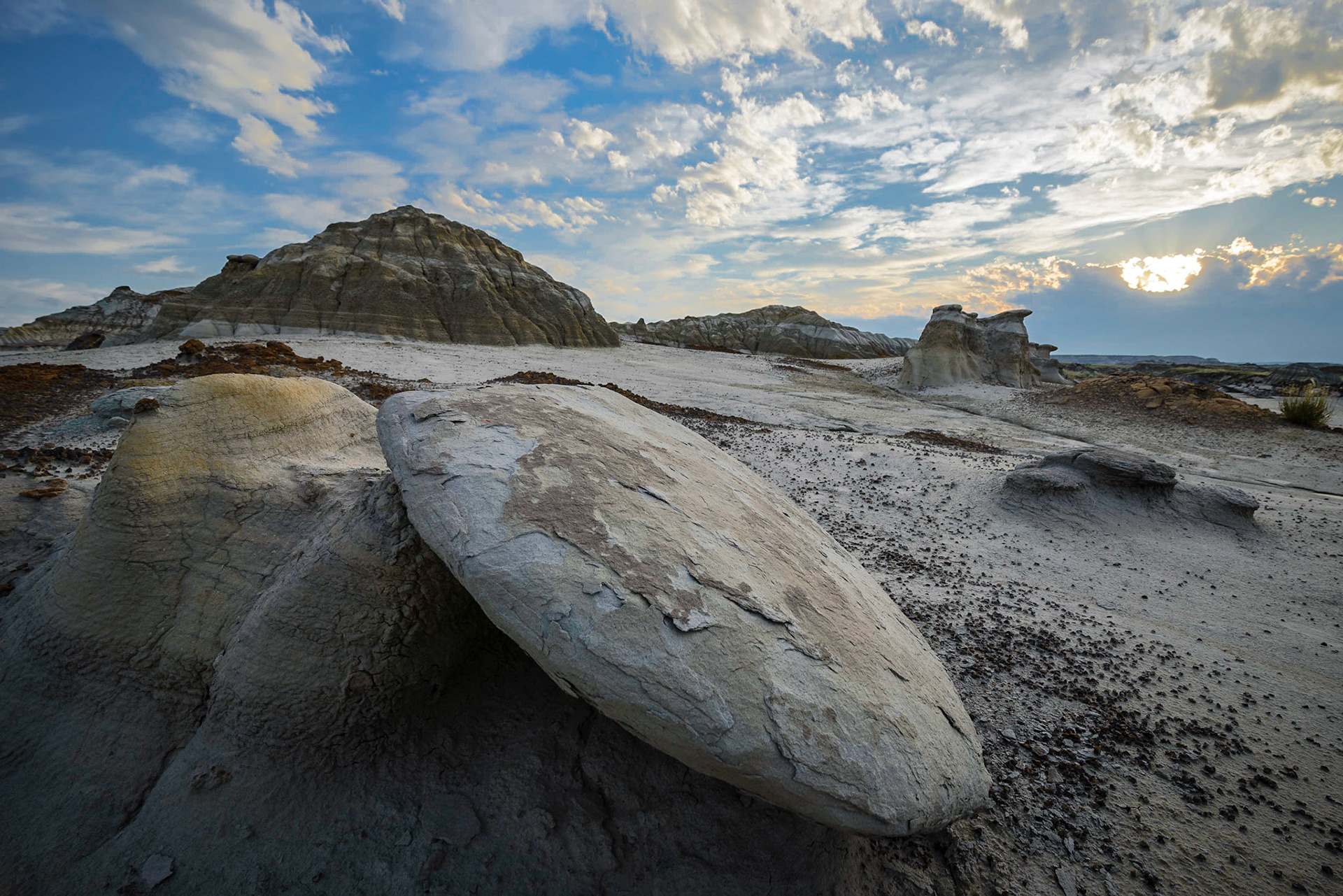 Dinosaur Provincial Park is a UNESCO World Heritage Site located about two and a half hours drive southeast of Calgary, Alberta, Canada. It is noted for its striking badland topography. The park is well known for being one of the richest dinosaur fossil locales in the world (Wikipedia).